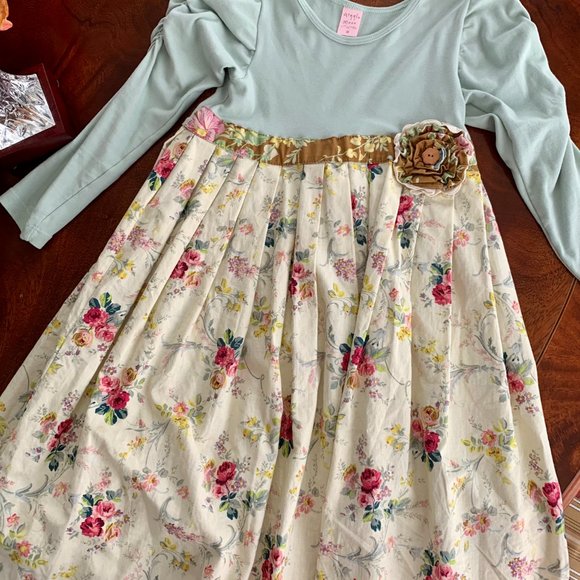 Giggle Moon Girls Dress/Leggings Set- 10 - Picture 2 of 7